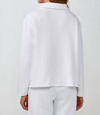 Charlie Paige - French Fleece Johnny Collar Shirt