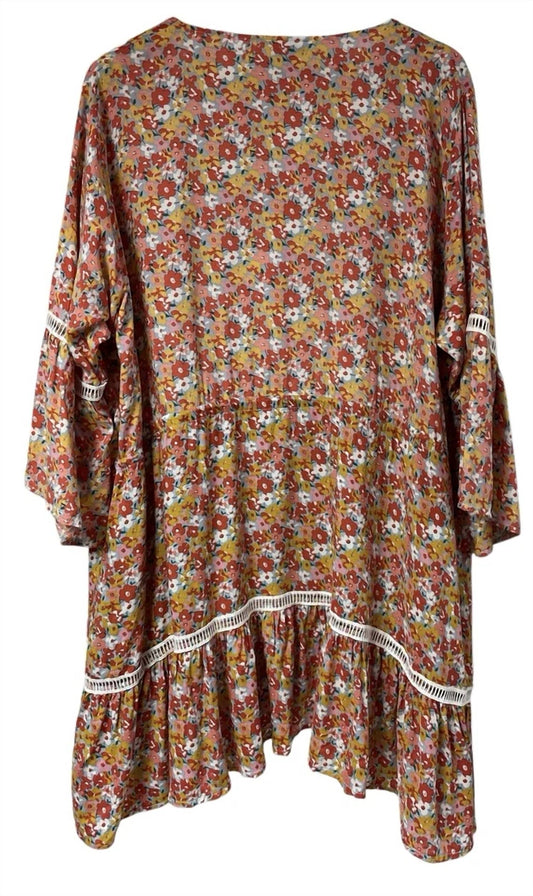 Coco + Carmen - Women's Meadowland Tassel Cardigan Floral