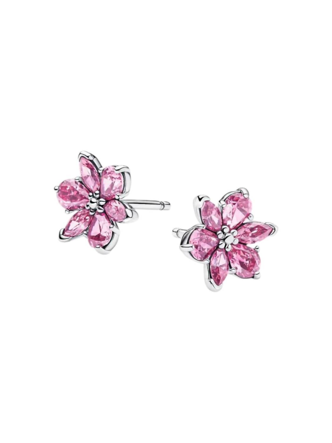 Pandora - Herbarium Sparkling Flower Stud Earrings