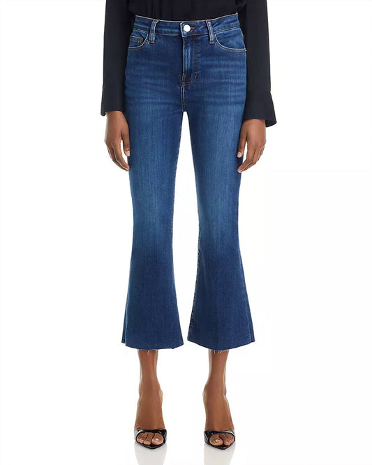 Frame - Le Crop Mini High Rise Cropped Bootcut Jeans