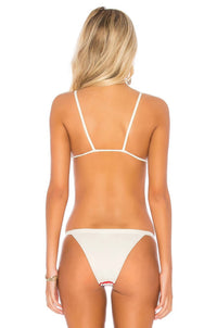 TM Rio De Janeiro Laranjeiras Top in rainbow stripes - women's swimwear - alternate view