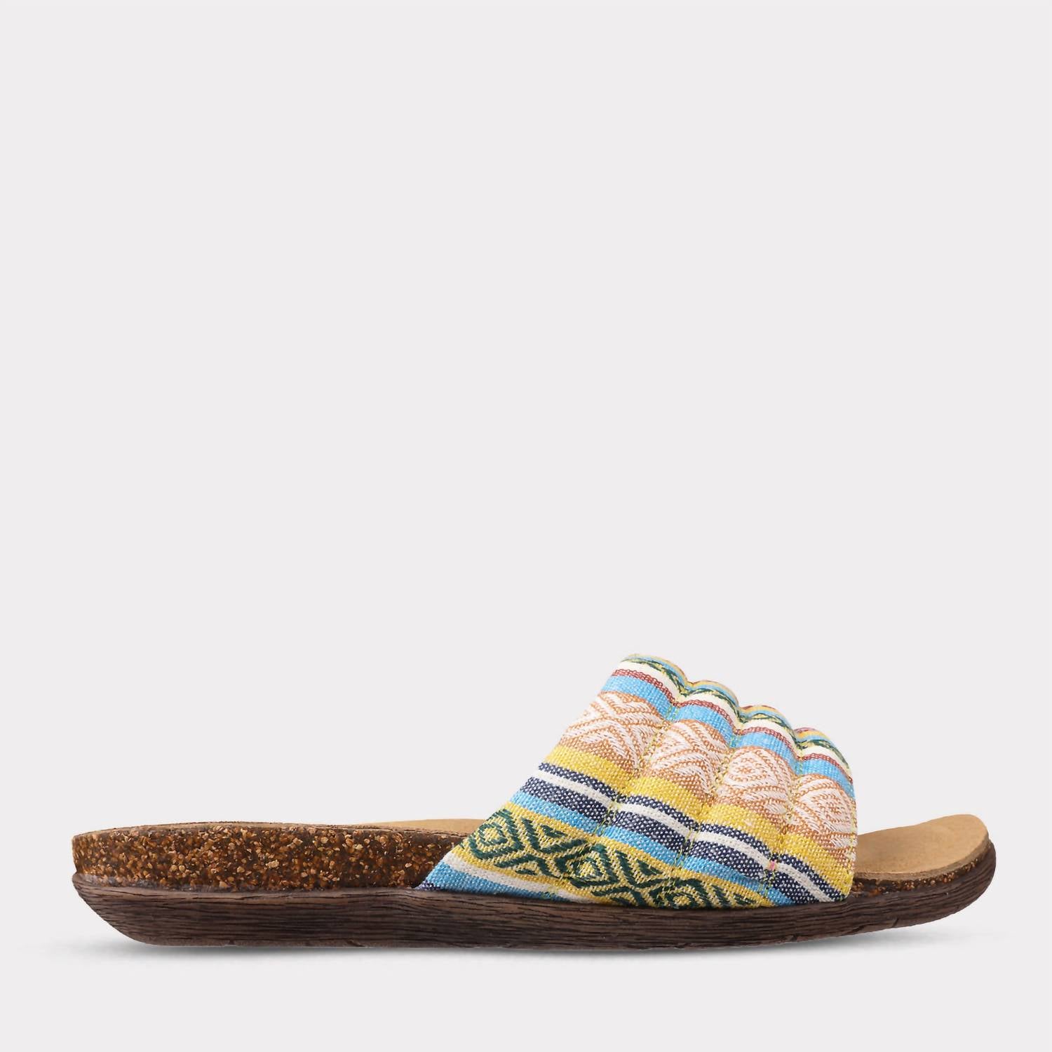 Lamo Women's Clea Slide Sandal in yellow - women's sandal