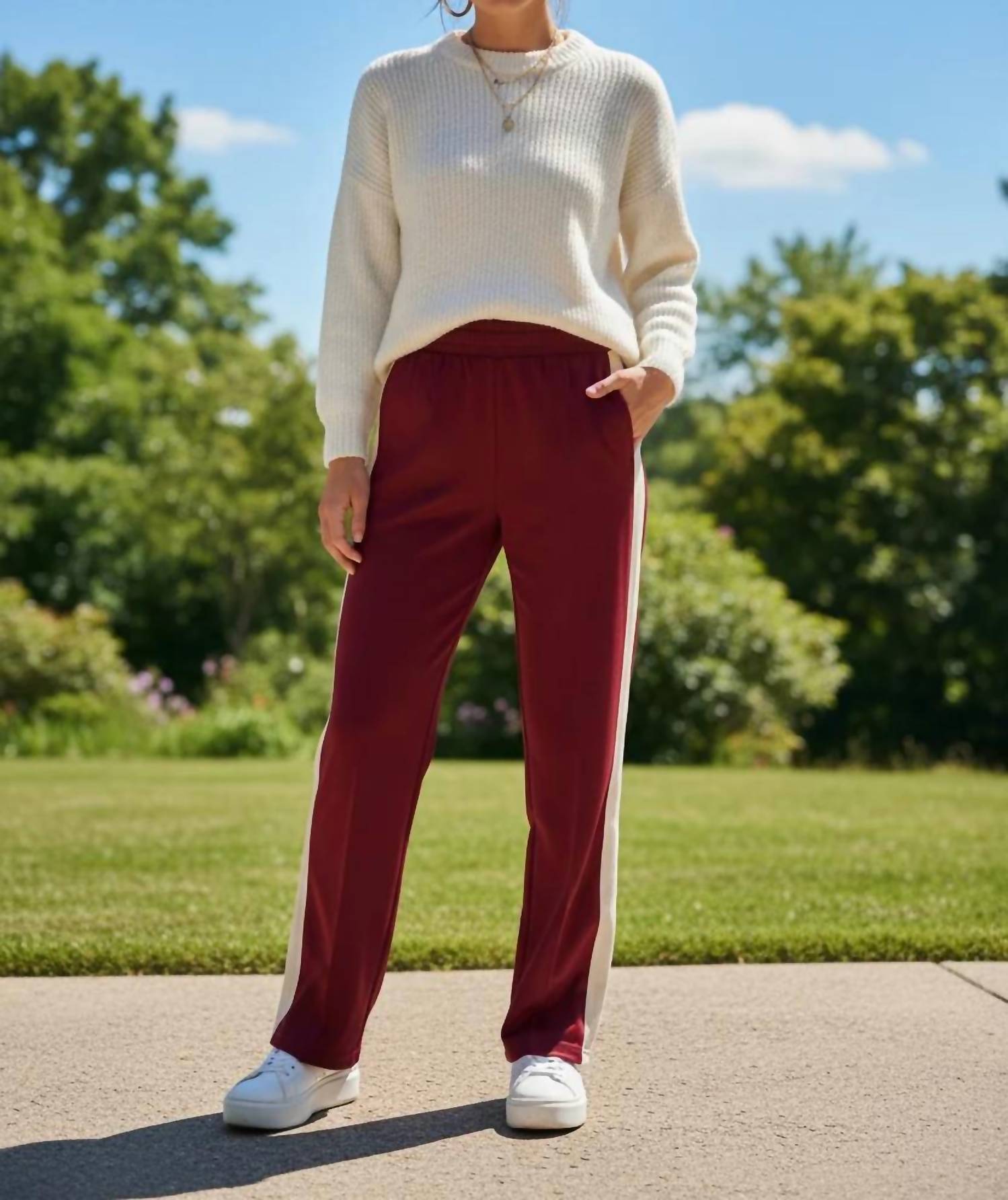 She + Sky - Women's Scuba Knit Long Pants