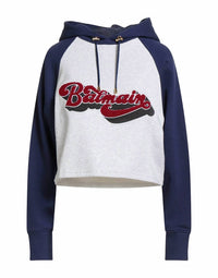 Balmain - Cropped Hoodie Sweatshirt