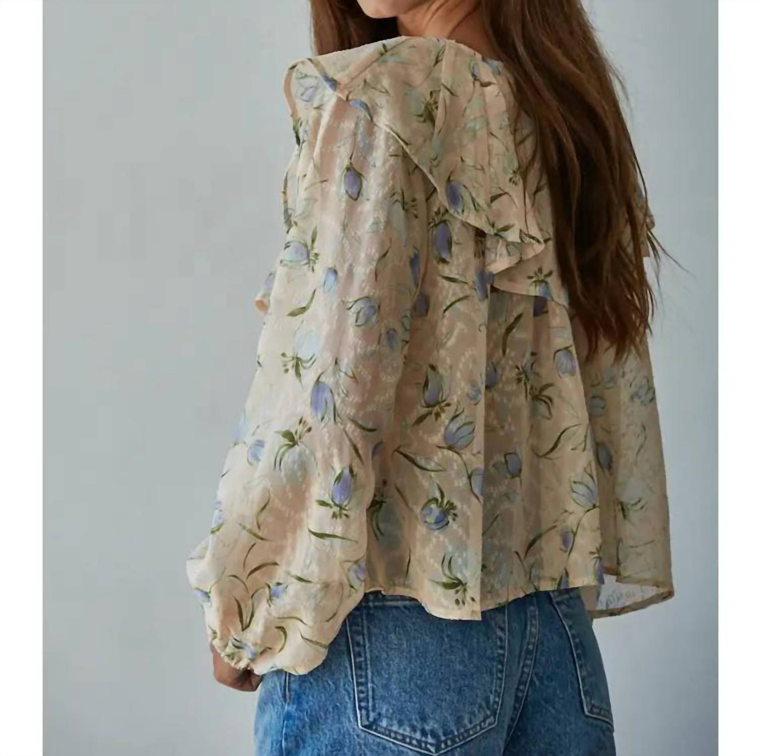 By Together - Foster Floral Print Layered Blouse