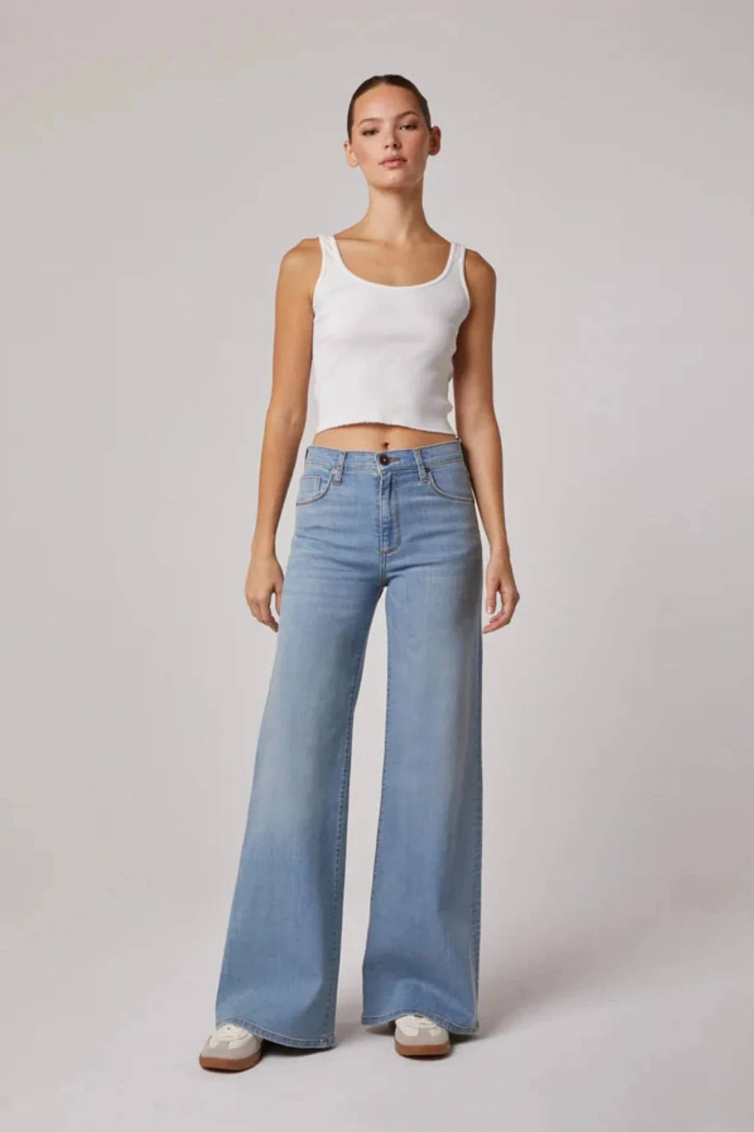 Edyson - Valentino High Rise Wide Leg Jean