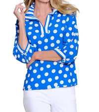 Multiples - Polka Dot Dolman Sleeve Top
