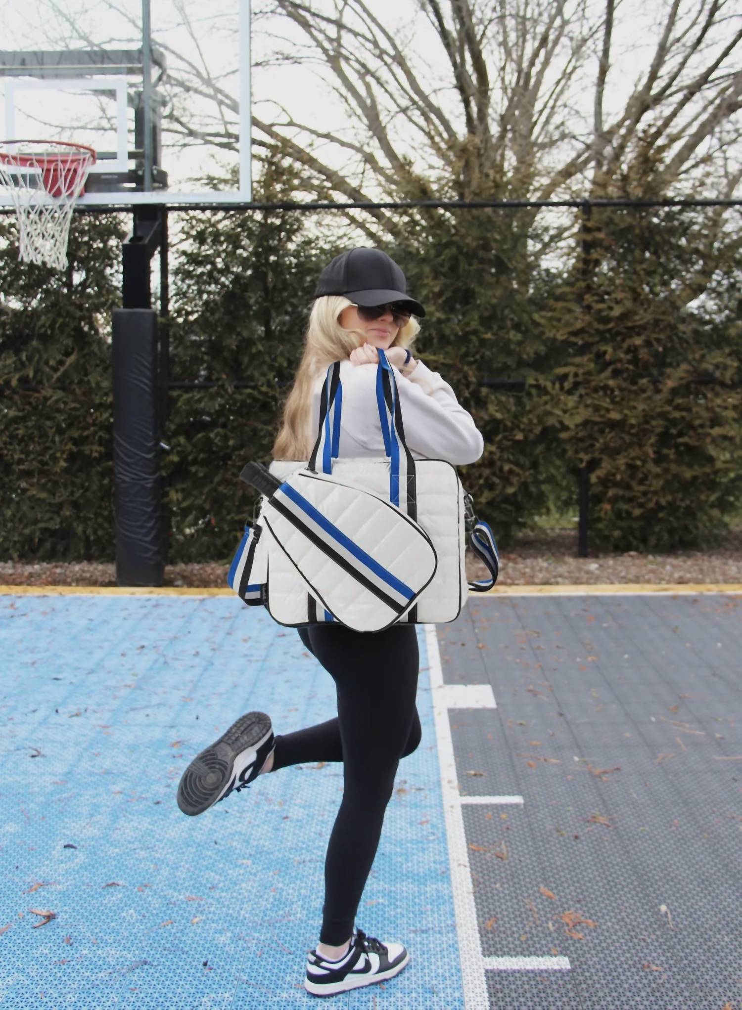 Lemonbella - Women's Quilted Puffer Pickleball Tote