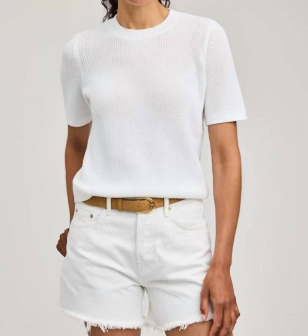 Gentle Fawn - Faye Short Sleeve Ribbed Sweater