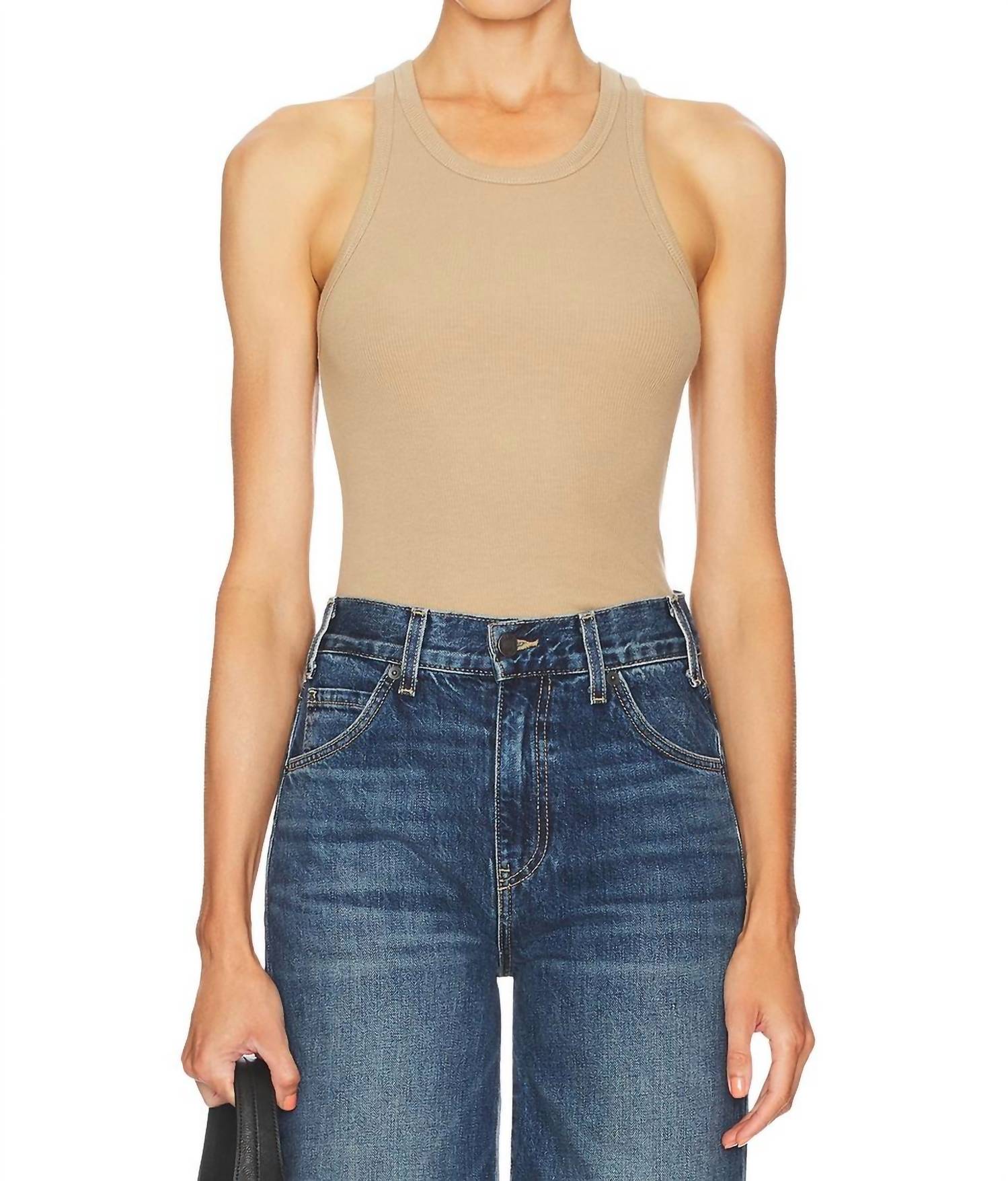 Eterne - High Neck Fitted Tank Top