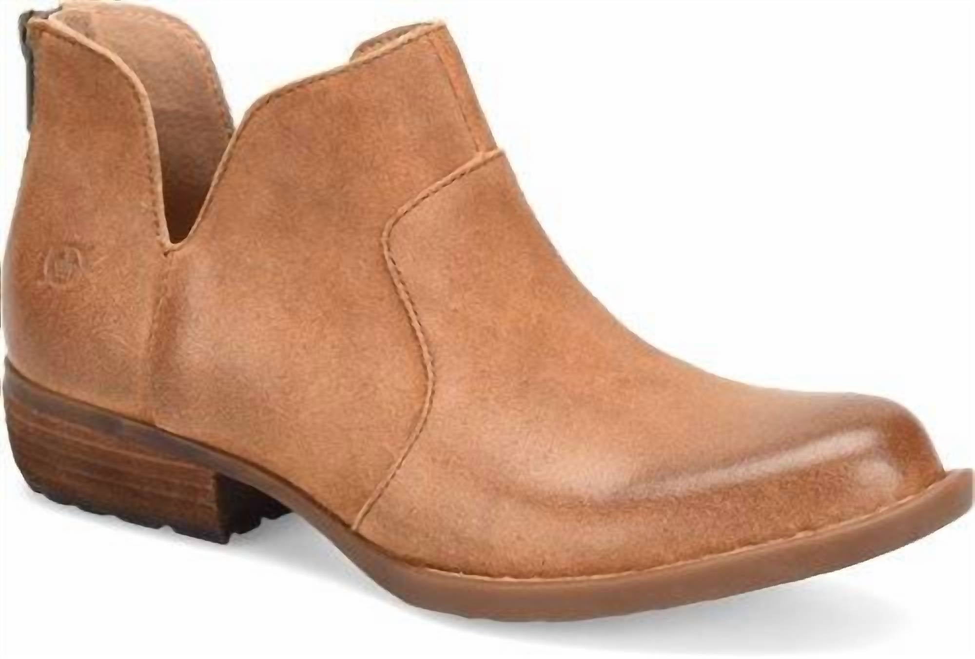 Born Women's Kerri Leather Bootie in tan - women's shoe