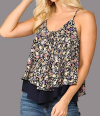 Gigio - Cami Flower Racer Top