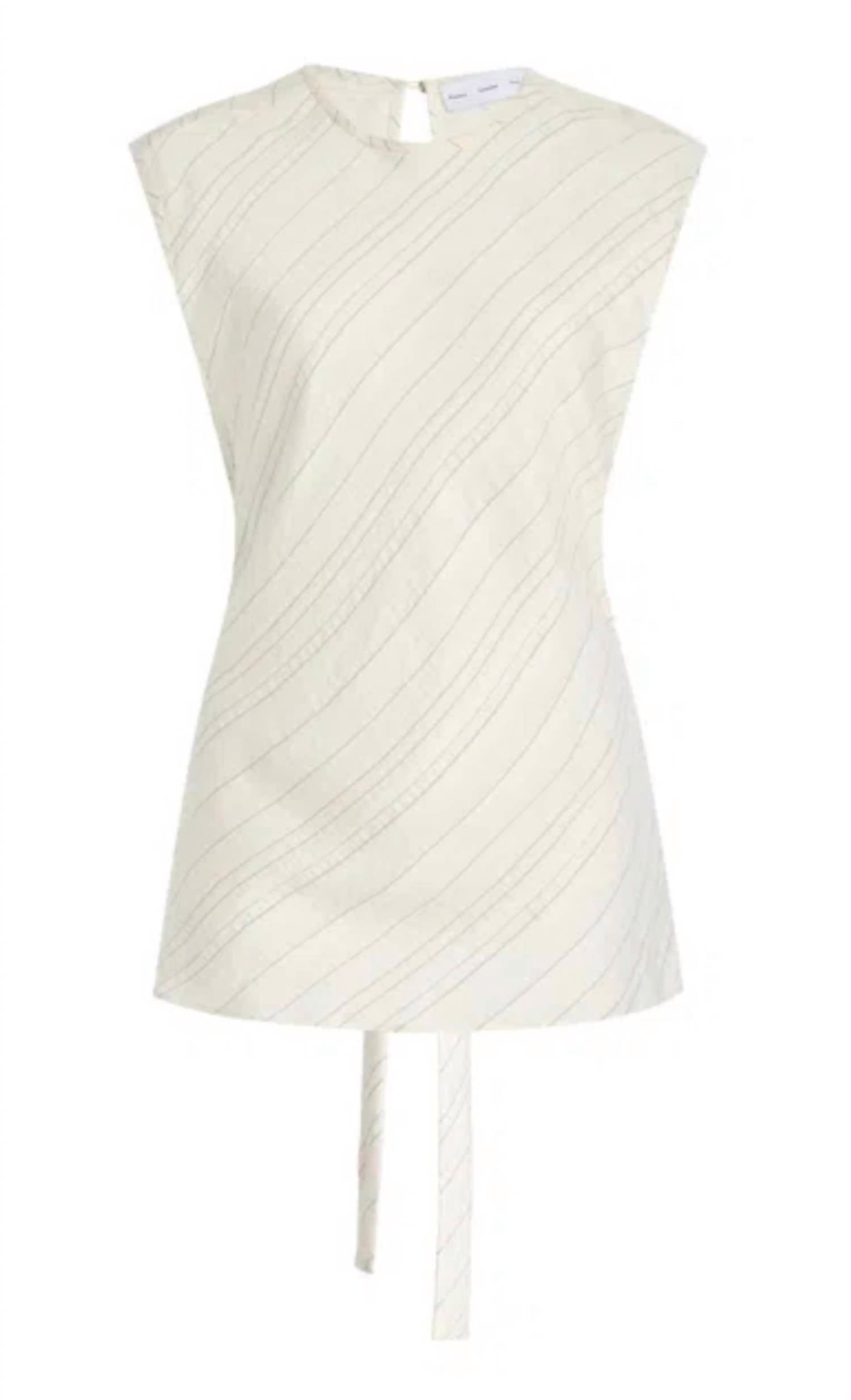 Proenza Schouler Trina Top in cream black - women's blouse - view 5