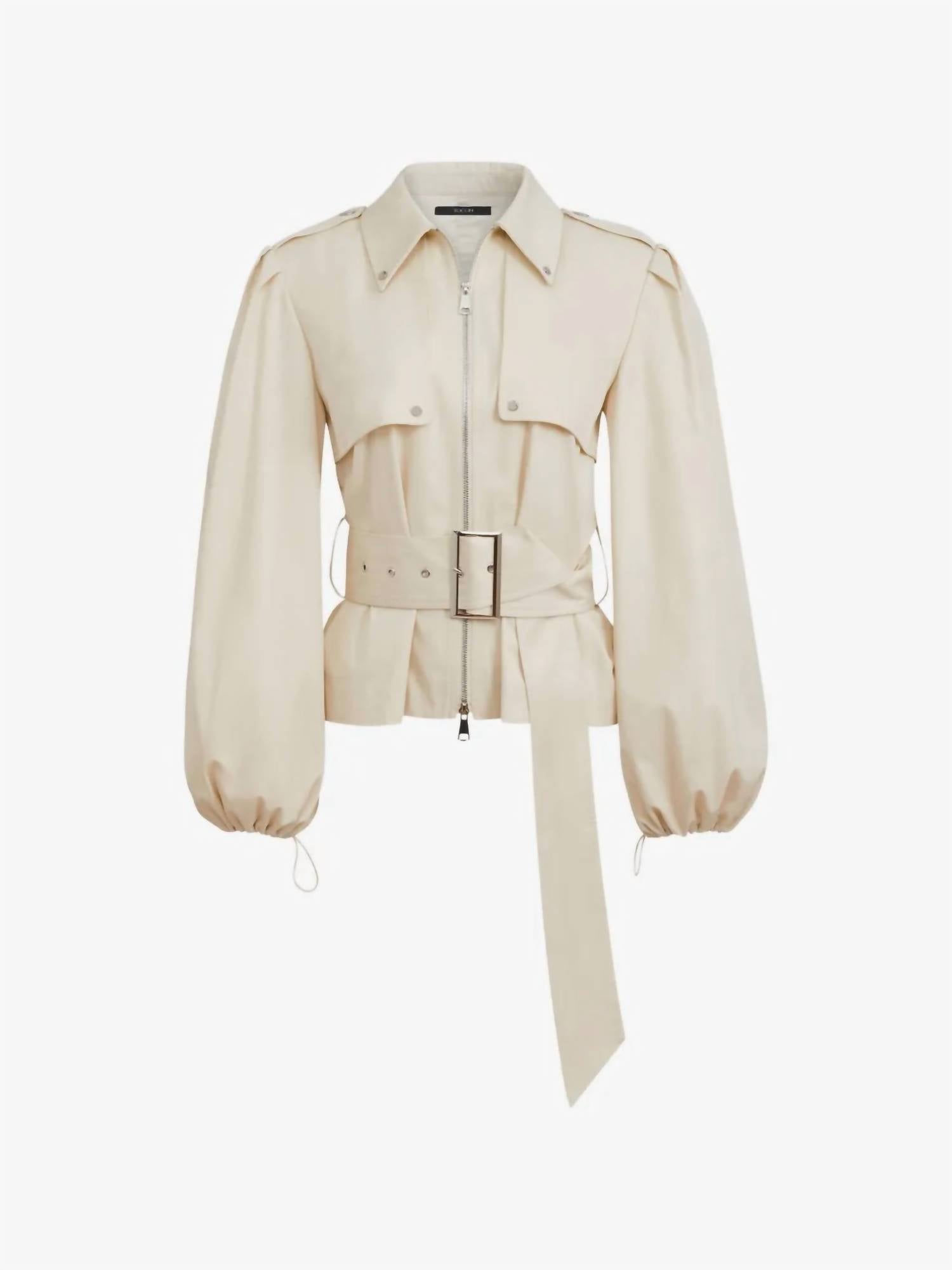 Toccin - Brighton Belted Zip-front Jacket