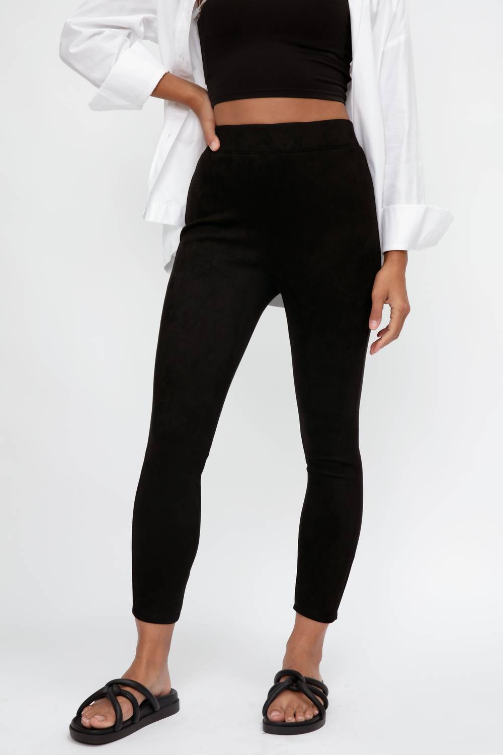L'Agence - Nini High Rise Crop Pant