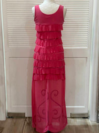 Isle By Melis Kozan - Women's Mesh Maxi Cha Cha Dress