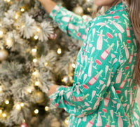 Mary Square - Long Sleeve And Pants - Pajama Set