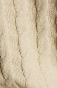 Sanctuary One In A Million Cable Crewneck Top in a million cable crewneck top in vanilla - women's sweater - view 5