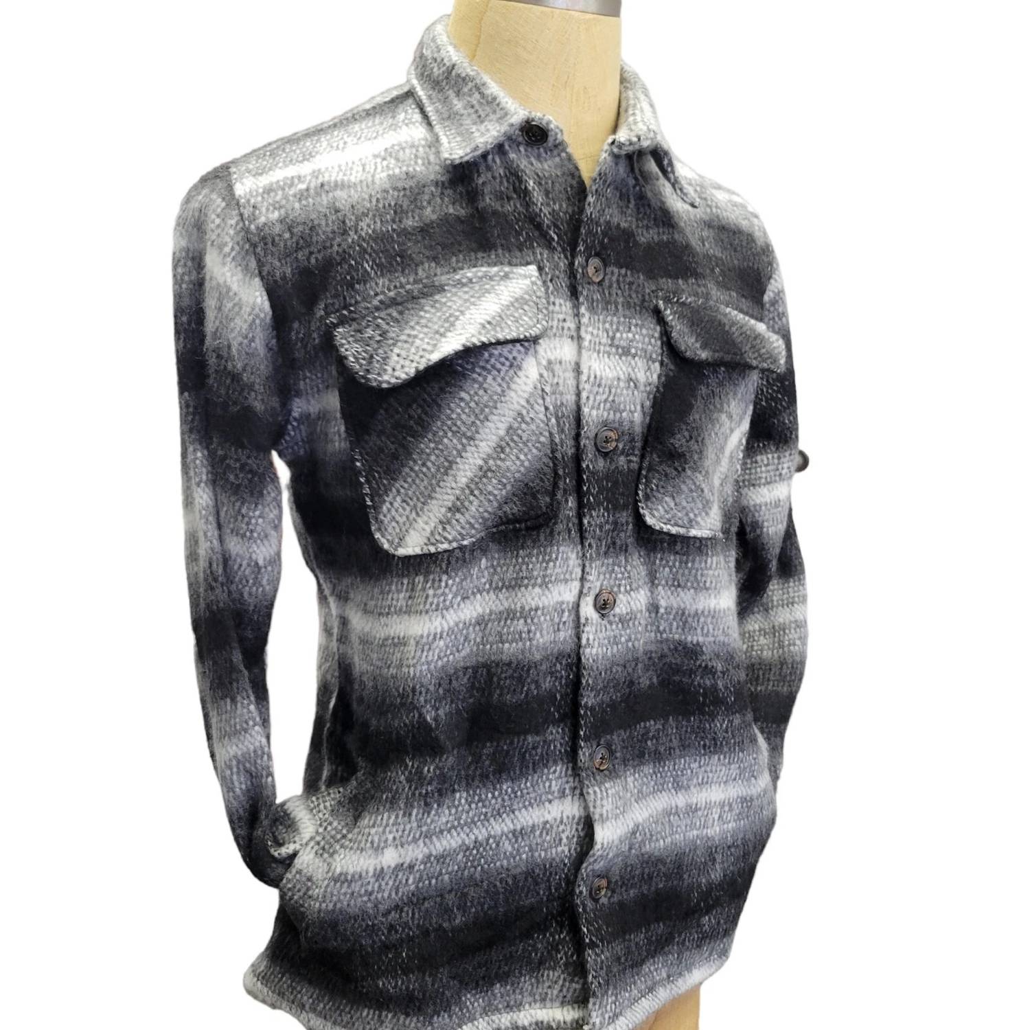 Rnt23 - Men's Cotton Polyester Shirt Jacket
