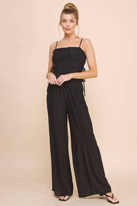 Allie Rose - Bamboo Texture Flowy Pants