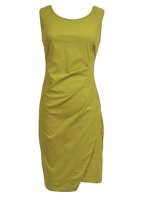 porto Ashby Midi Dress in zest - women's dress - detail view