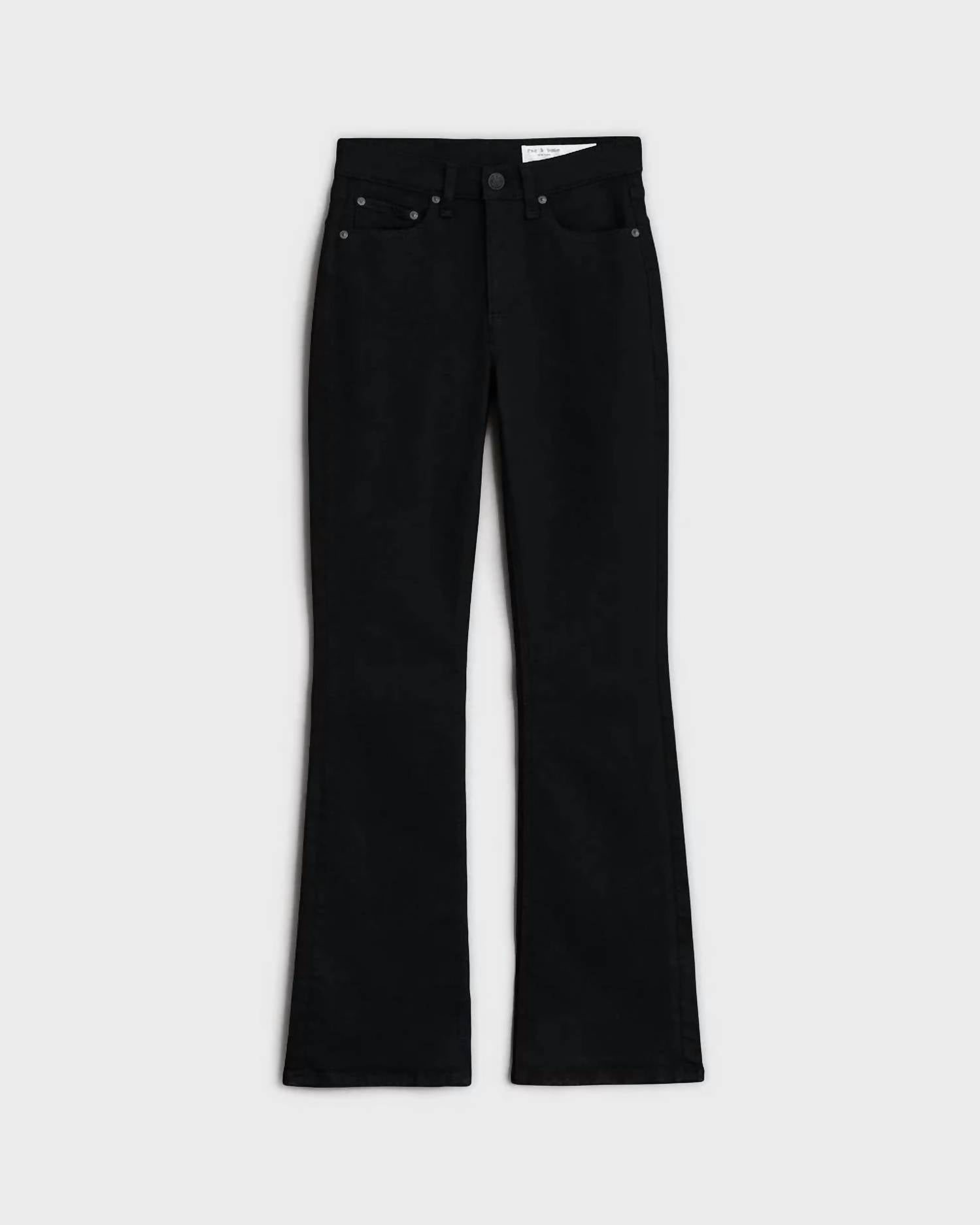 Rag & Bone Peyton Bootcut Jeans in black - women's pants - view 6