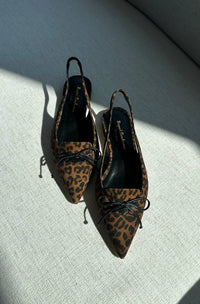 Rupert Sanderson Women's Quito Pointed Toe Flats in leopard - women's flats