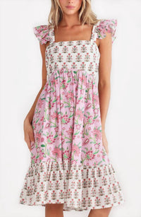Talisman - Zoe Ruffle Hem Dress