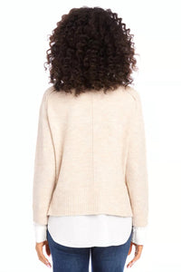Karen Kane - Layered Crewneck Sweater
