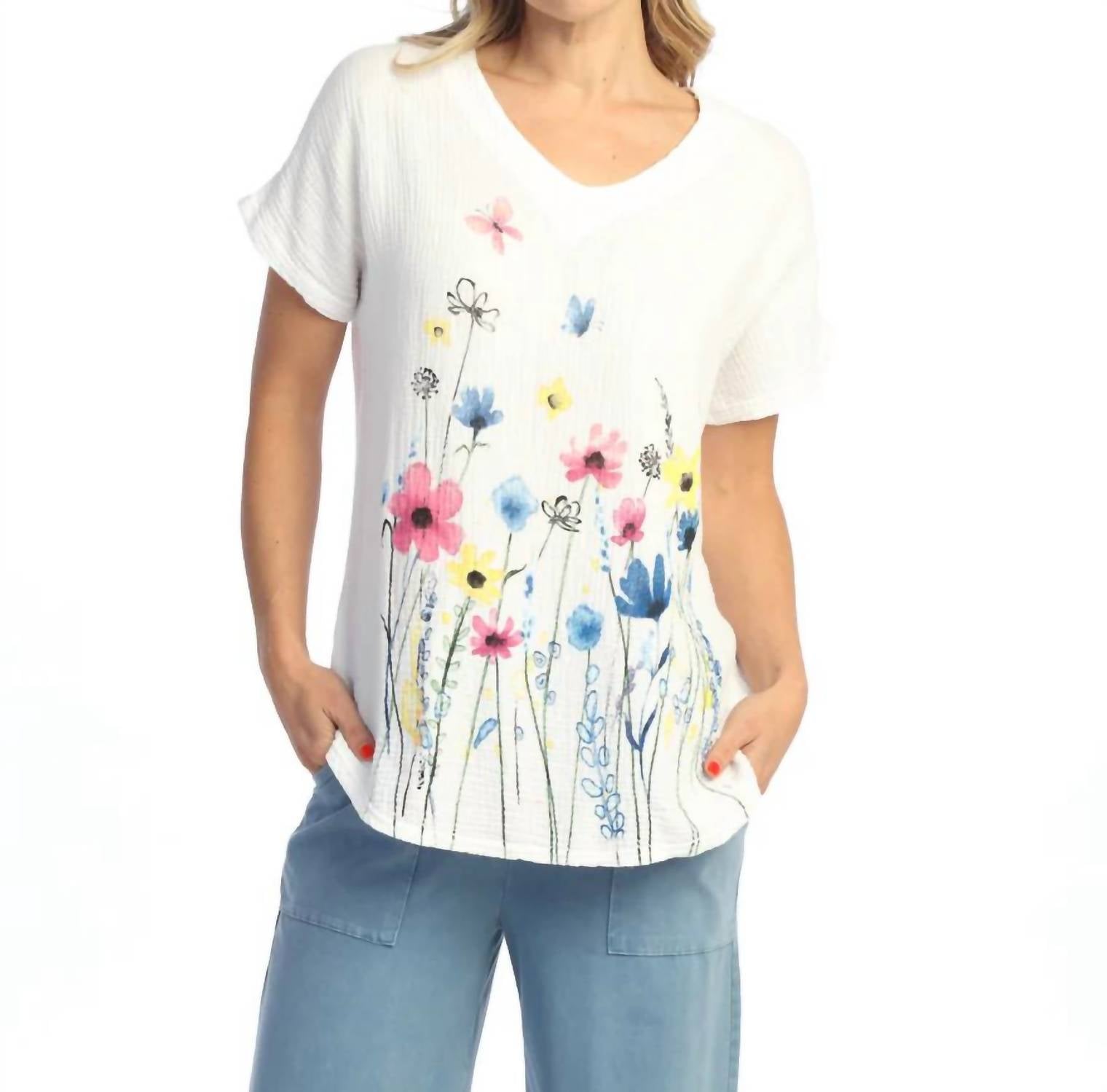 Jess & Jane - Chloe Mineral Washed Cotton Double Gauze Top