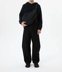 Shop Amomento - Curved Zip Banding Pants