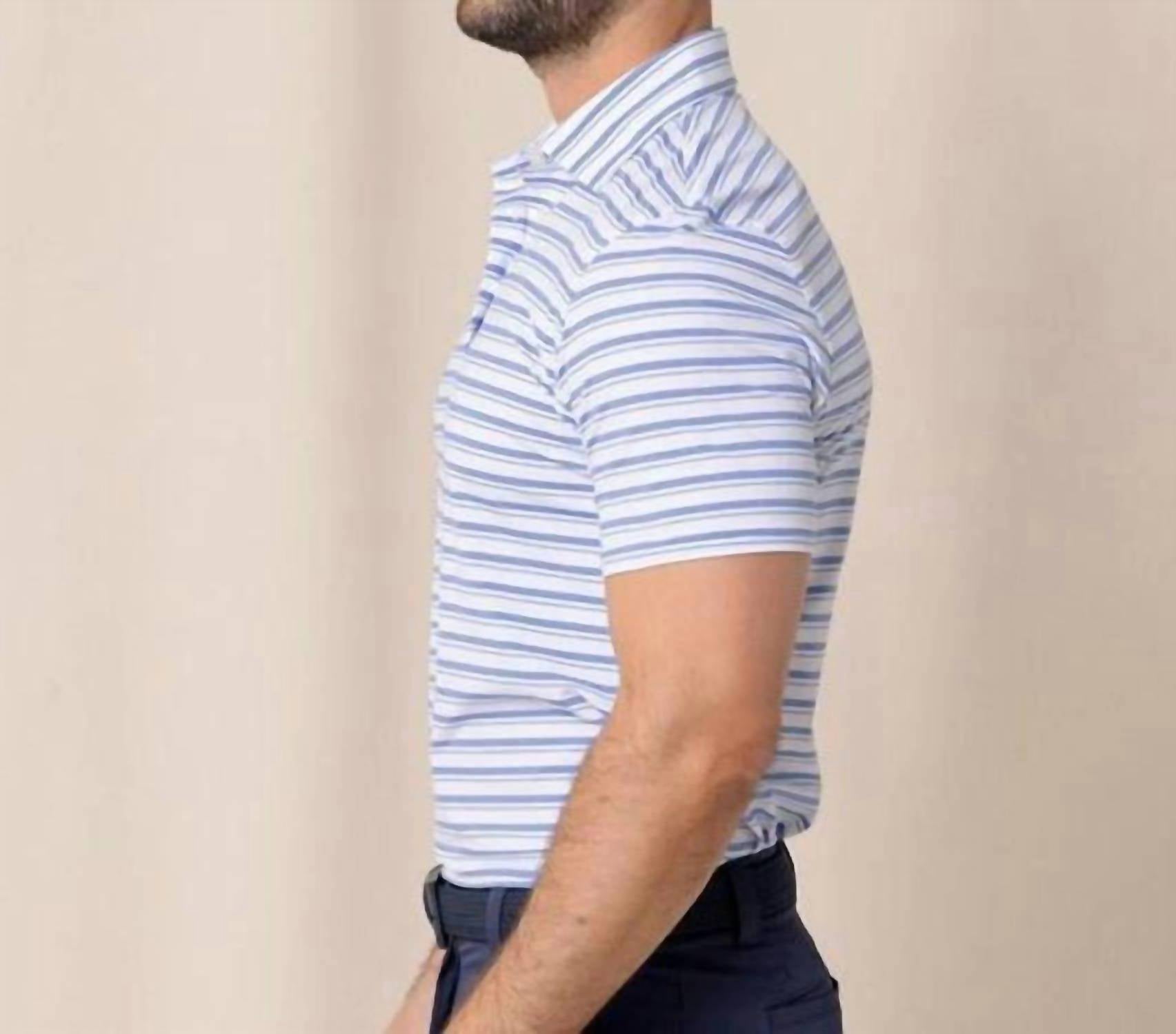 Southern Tide - brrreeze Pearl Cove Stripe Polo