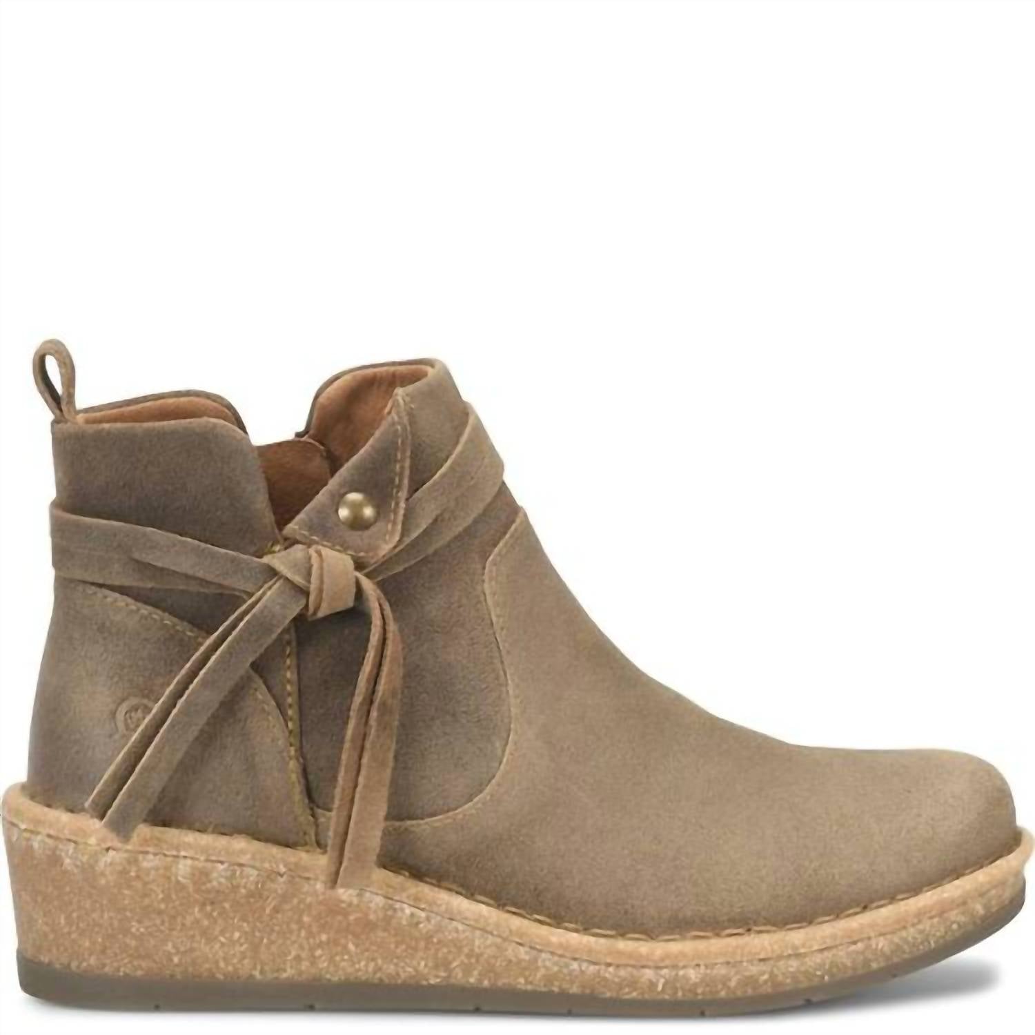 Born Women's Vaughn Boot in taupe - women's shoe