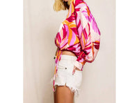 Dress Forum - Berry Kiss Surplice Top