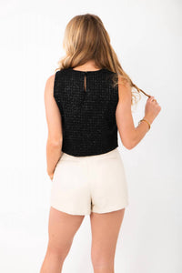 In The Beginning - Nessa Sequin Star Sleeveless Top