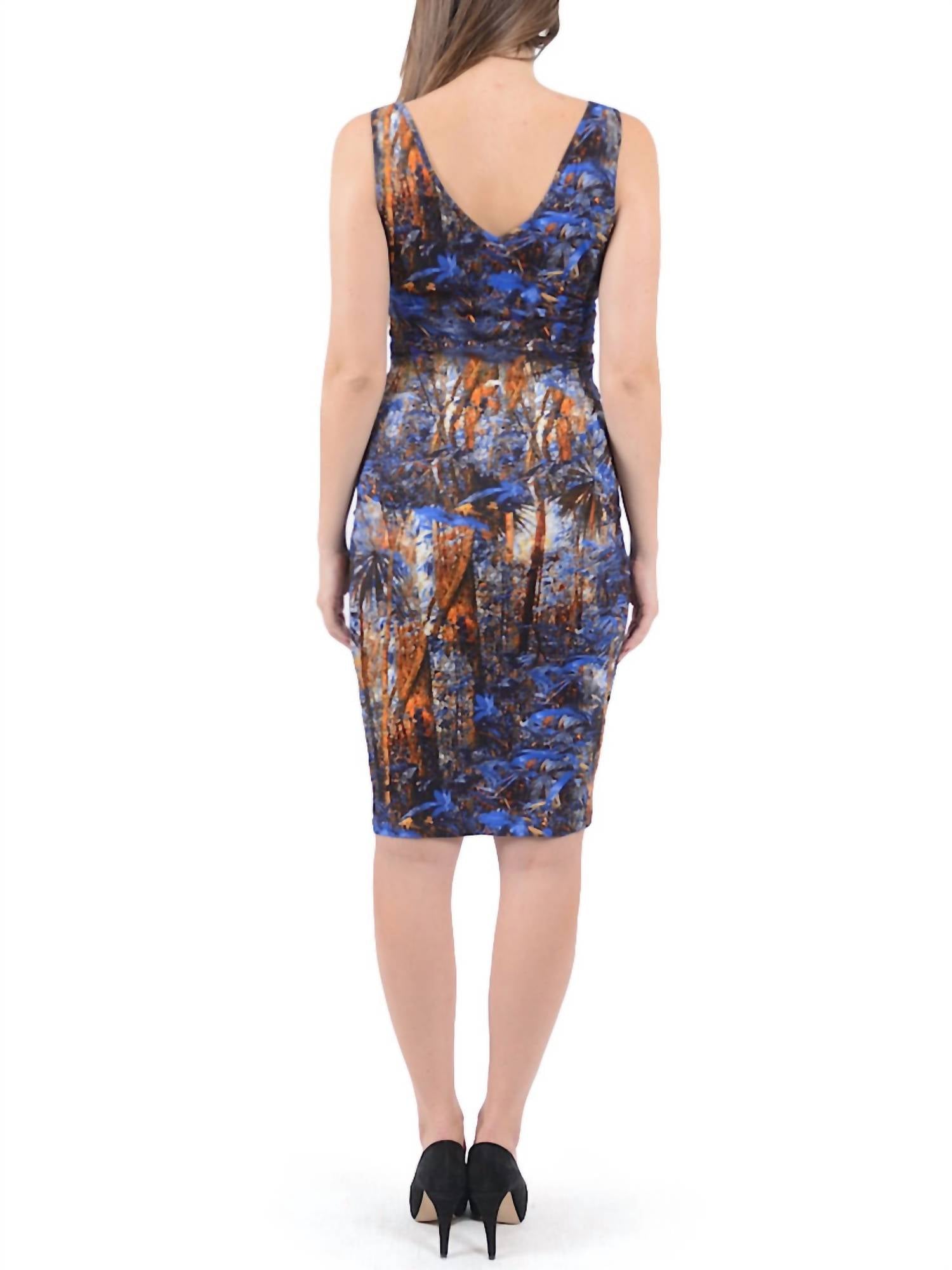 Isabel De Pedro - Jungle Print Knit Pencil Dress