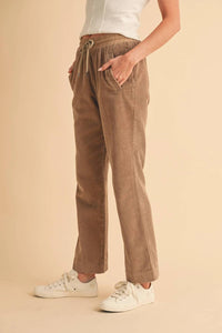 Aemi + Co - Corduroy Drawstring Pants