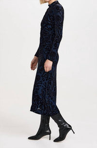 Sea - Alia Stretch Burnout Velvet Dress