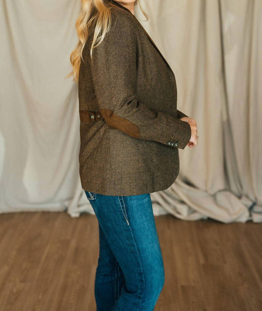 Madison Creek Outfitters - Herringbone Wool Blazer