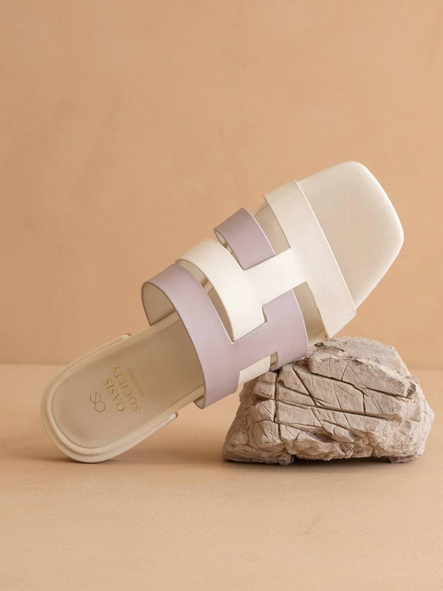 Oasis Society - Women's Parker Architectural Flat Summer Sandal