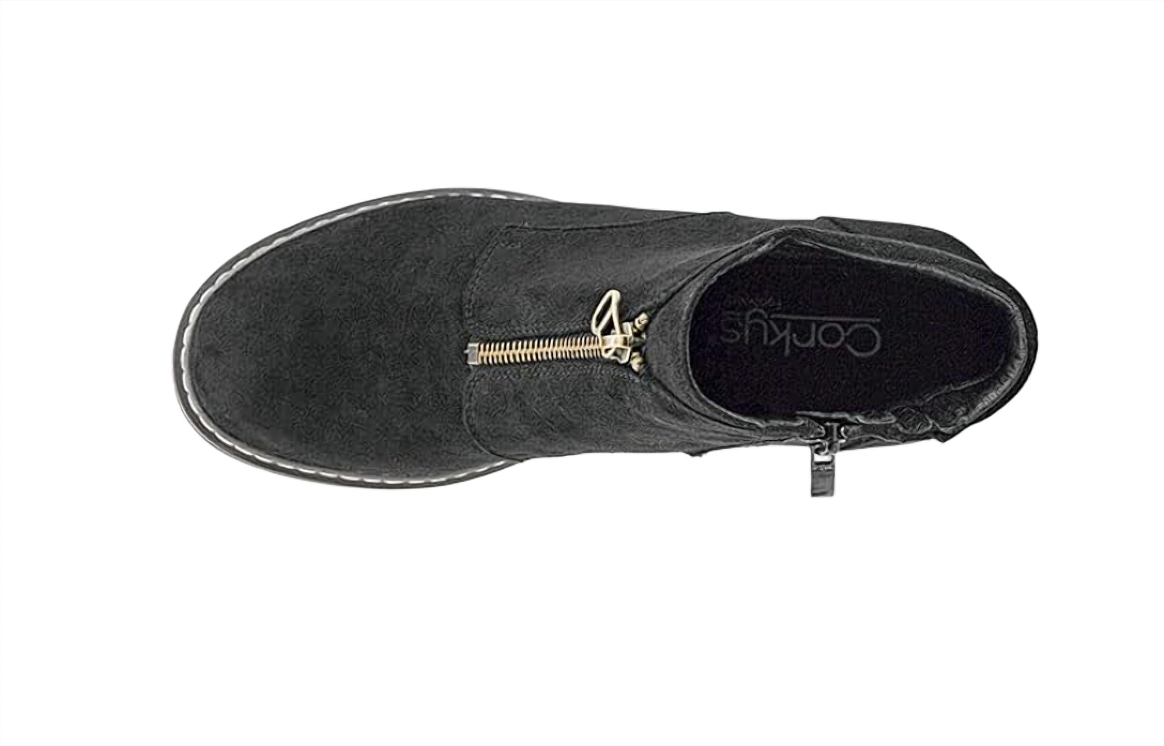 Corkys Footwear Women's Graham Cracker Bootie Shoe in black - women's shoe - view 4
