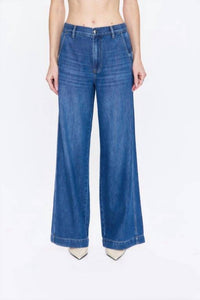 PISTOLA Jadyn Seamed Low Slung Palazzo Jean in imagine - women's jeans