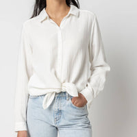 Lilla P - Long Sleeve Button Down Top
