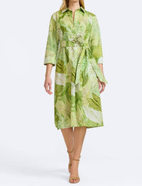 Foxcroft - Fiona Jungle Leaves Dress