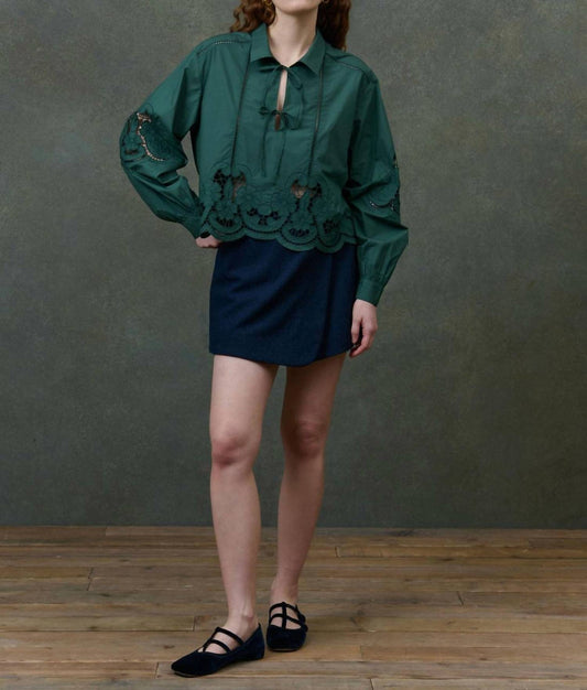 Louise Misha - Mid Cropped Blouse