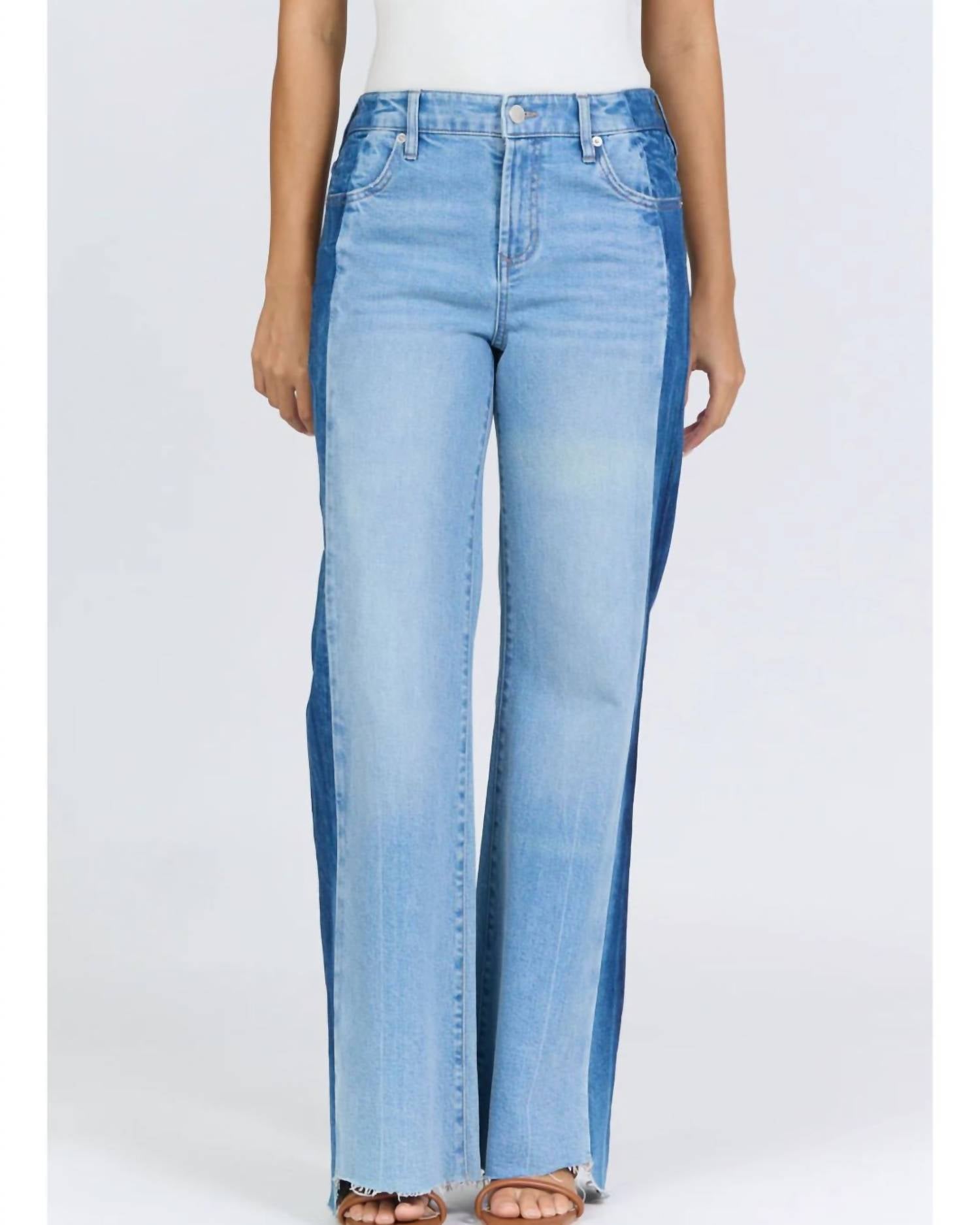 Dear John Denim - Fiona High Rise Wide Leg Jeans