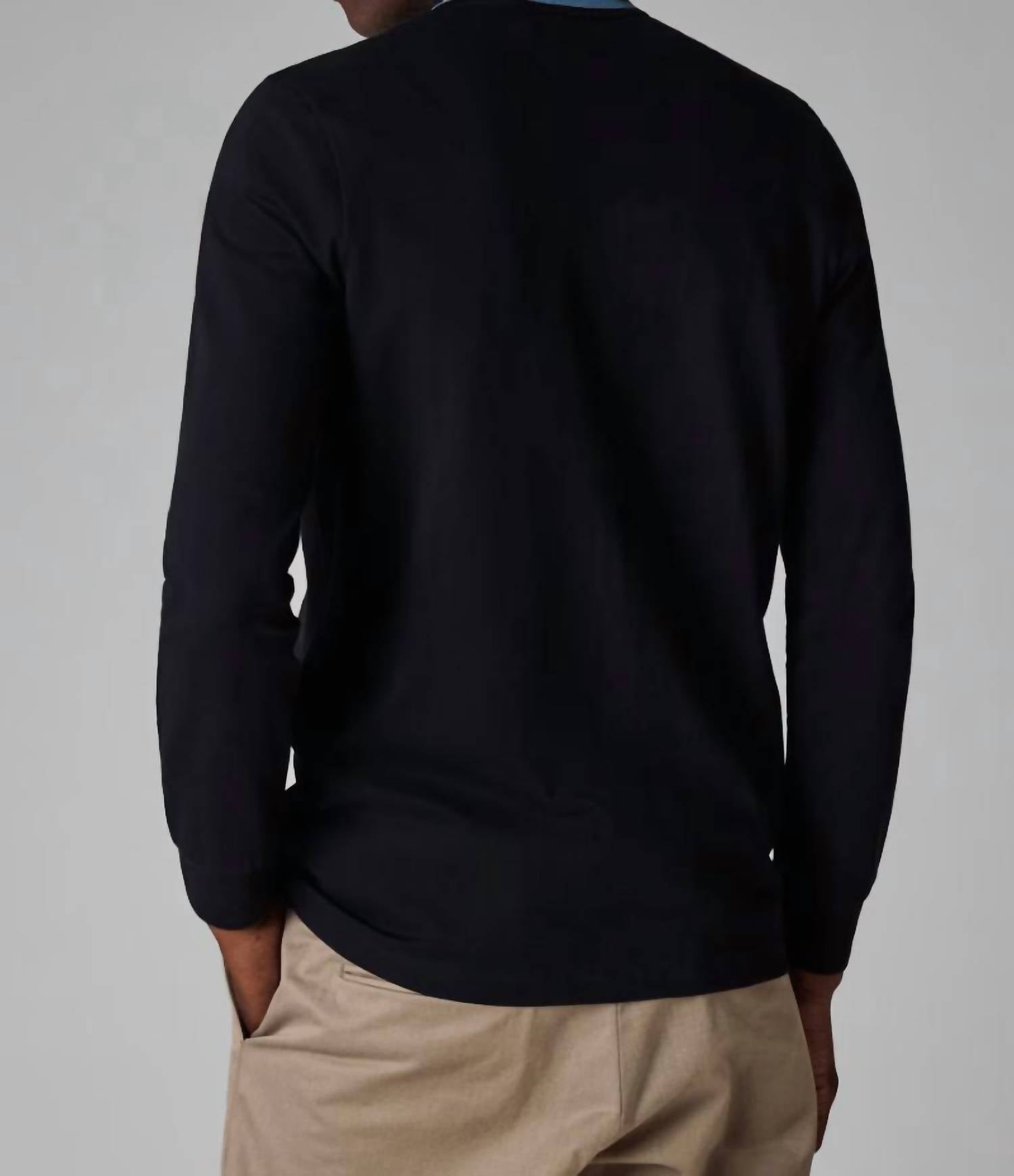Paul Smith - Contrast Tipping Full-zip Long-sleeve Polo Shirt