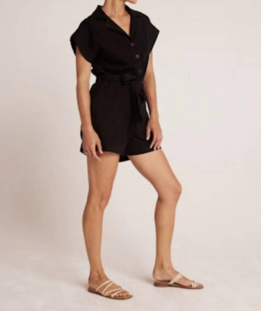 Bella Dahl - BROOKE NOTCHED COLLAR ROMPER