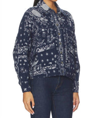 Free People - Bandana Jacquard Shirt Jacket