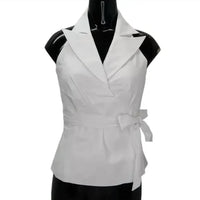 Anne Fontaine - Women's Cilaos Sleeveless Halter Princess Seam Top